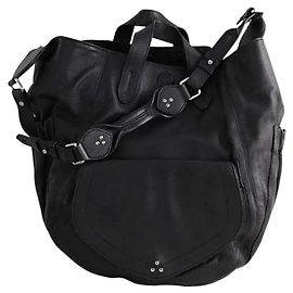 Jerome Dreyfuss Borsa tote Helmut in pelle nera Jérôme Dreyfuss