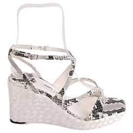 Sandali Jimmy Choo in pelle bianca