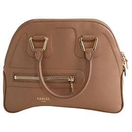 Borsa a mano Lancel Caméléon in pelle beige