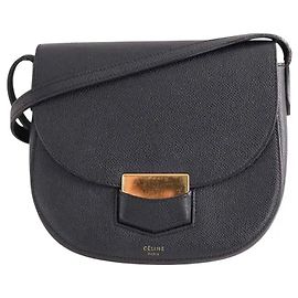Borsa a tracolla Céline in pelle nera