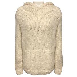 Gabriela Hearst Carlton Hoodie aus Kaschmir in Elfenbein