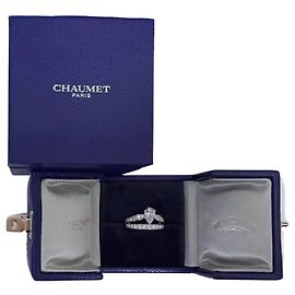 Anello Chaumet in platino taglia 51