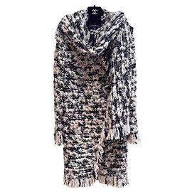 Manteau Chanel en Viscose Multicolore Taille 38