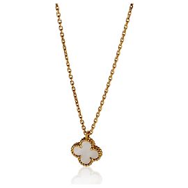 Pendente Sweet Alhambra in oro giallo e madreperla Van Cleef & Arpels