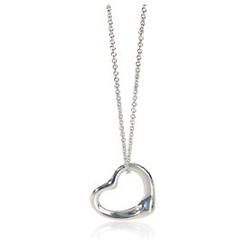 Tiffany & Co. Elsa Peretti Offenes Herz Anhänger aus Sterlingsilber