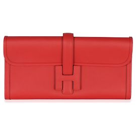 Hermès Rouge Tomate Evercolor Jige Elan 29