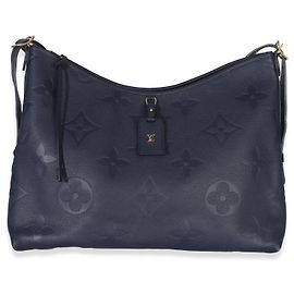 Louis Vuitton Navy Giant Monogram Empreinte Carryall MM
