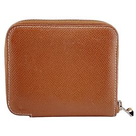 Hermès HERMES Azap Compact Silk In Wallet Lion Coin Case