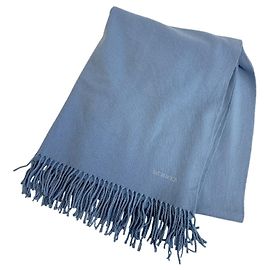 Hermès Stola in cashmere blu Hermes
