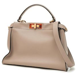 Borsa a tracolla Fendi Peekaboo Regular