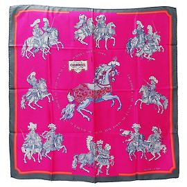 Hermès Hermes Seidentuch rosa