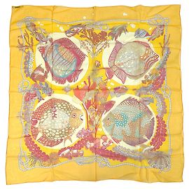 Hermès Hermes Carre 90 Grands Fonds Seidentuch