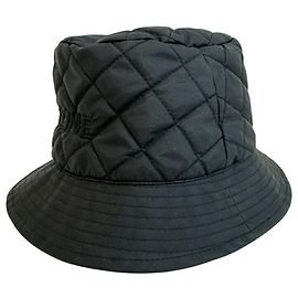 Céline Cappello Bucket trapuntato Celine in Black