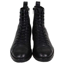 Stivaletti string-up Cruz in pelle nera Jimmy Choo