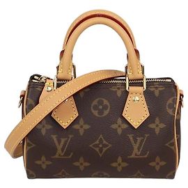 Bolso Nano Speedy de lona Monogram Louis Vuitton