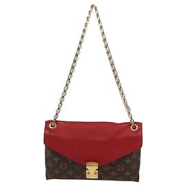 Louis Vuitton Pallas Kettenhandtasche aus Monogram Canvas Cerise