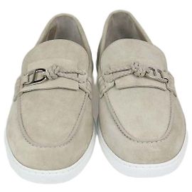 Hermès Mocassini Ignacio in camoscio Beige Esquisse Hermes