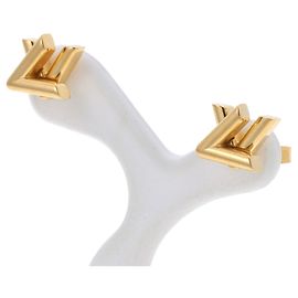 Louis Vuitton Ohrstecker aus goldfarbenem Metall