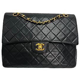 Chanel Vintage Classic Double Flap Leather 25