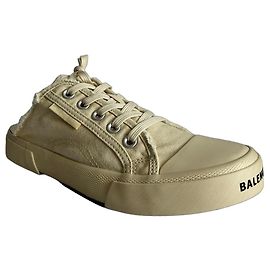 Baskets Balenciaga en toile beige