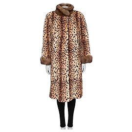 Cappotto Braschi marrone lussuoso - Animal Print XS usato