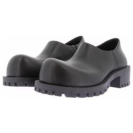 Balenciaga Scarpe nere con suola in gomma
