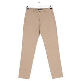 Pantaloni dritti beige in cotone Apc
