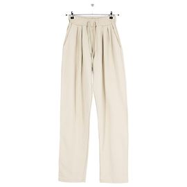 Autre Marque Pantalones de chándal de algodón beige THE FRANKIE SHOP