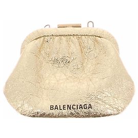 Monedero Balenciaga Gold Coin de piel dorado