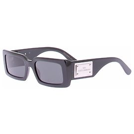 Dolce & Gabbana Occhiali da sole rettangolari neri Kim
