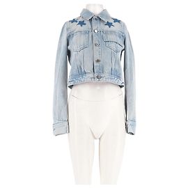 Casaco de algodão azul Givenchy
