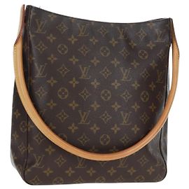 LOUIS VUITTON Monogram Looping GM Shoulder Bag M51145 LV