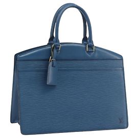 LOUIS VUITTON Epi Riviera Hand Bag Blue M48185 LV