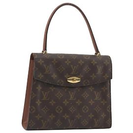 LOUIS VUITTON Monogram Malesherbes Hand Bag M51379 LV