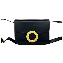 Céline Borsa a tracolla in pelle Celine Vintage con logo circolare