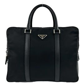 Borsetta Prada in nylon Tessuto Pocono e pelle Saffiano