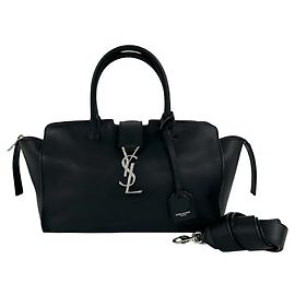Bolso de mano de piel Saint Laurent Baby Downtown Cabas