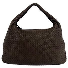 Borsa a tracolla Bottega Veneta Vintage Hobo in pelle Intrecciato