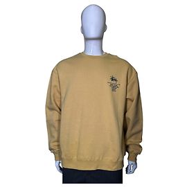 Autre Marque Stussy Crewneck Unisex Sweatshirt City Stack Butter