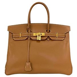 Hermès Borsa HERMES Birkin 35 in pelle Courchevel