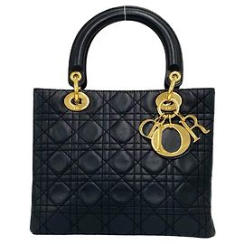 Borsa Christian Dior Lady Cannage in pelle trapuntata