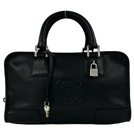 Loewe Amazona 28 Anagram Logo Lederhandtasche