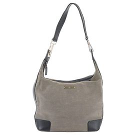 Borsa a tracolla Gucci Hobo 33869 in pelle e tela