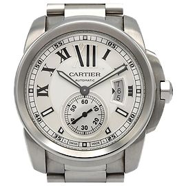 Orologio automatico Cartier Calibre de LM W7100015 in acciaio inossidabile