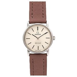 Omega De Ville Armbanduhr aus Edelstahl mit Handaufzug