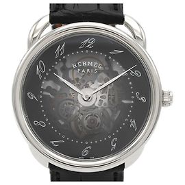 Hermès Hermes Arcaud Skellet AR2.710 Automatische Uhr aus Edelstahl