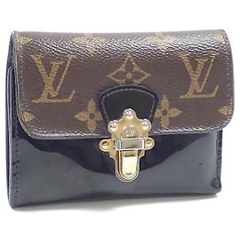 Cartera Tri-fold Louis Vuitton en Monogram Noir