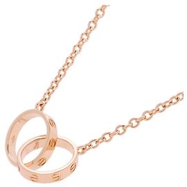 Collana con pendente Cartier Baby Love in oro rosa 18K