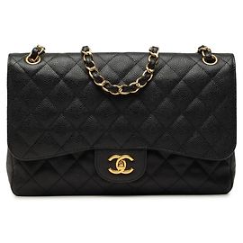 Borsa a tracolla Chanel Coco Mark Matelassé Double Flap con catena