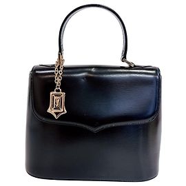 Borsa a tracolla in pelle nera Yves Saint Laurent